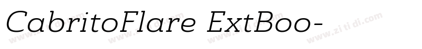 CabritoFlare ExtBoo字体转换